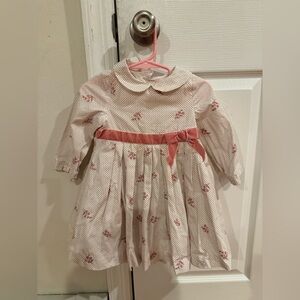 Janie and Jack Charming Pink Floral Kids Dress